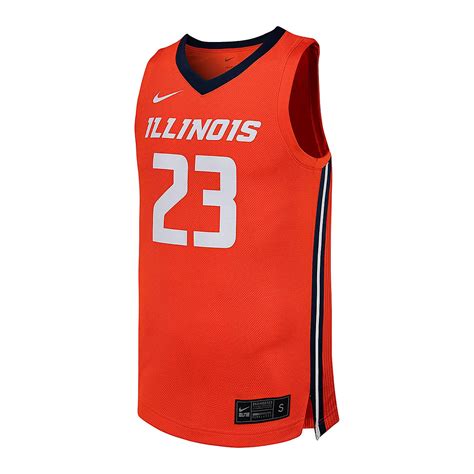 men's nike orange illinois fighting illini replica basketball jersey|illinois fighting illini uniform.